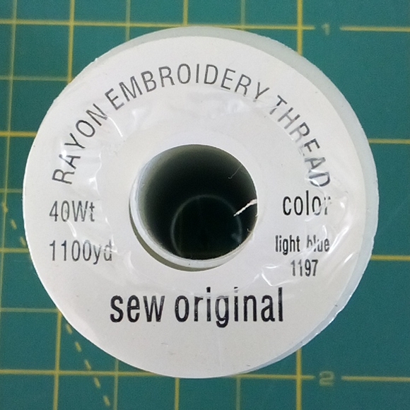 $1 Add-on Light Blue 1197 Rayon Embroidery Thread - Picture 4 of 6